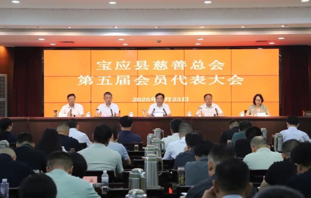 宝应县慈善总会第五届会员代表大会顺利召开    陈金...